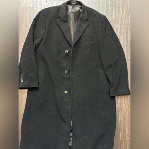 Lauren Ralph Lauren Men's Classic Black Trench Coat
